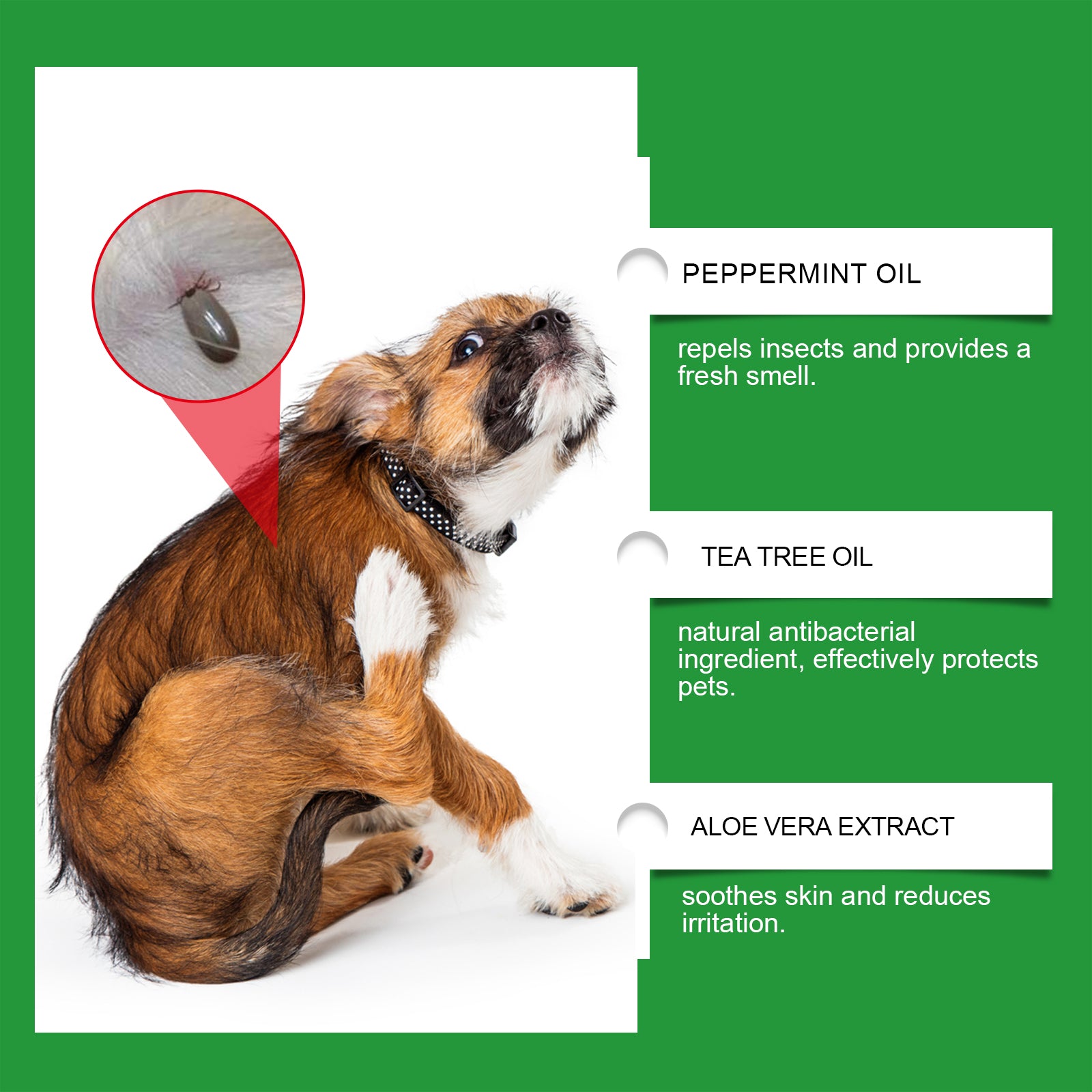Yegbong Anti-Flea Spray – Mild & Safe Formula for Pets' Skin and Fur