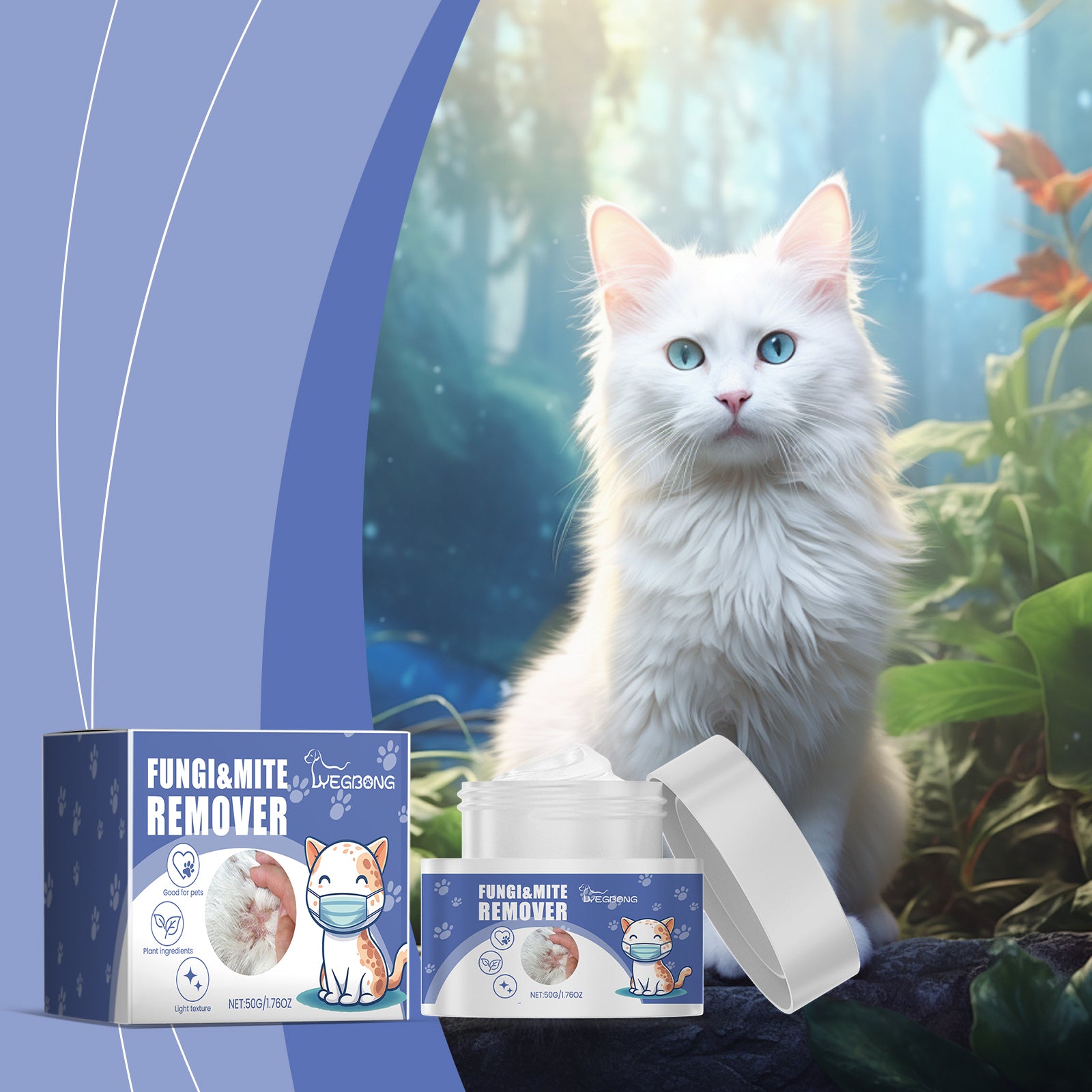 Yegbong Anti-Mite Balm for Cats & Dogs