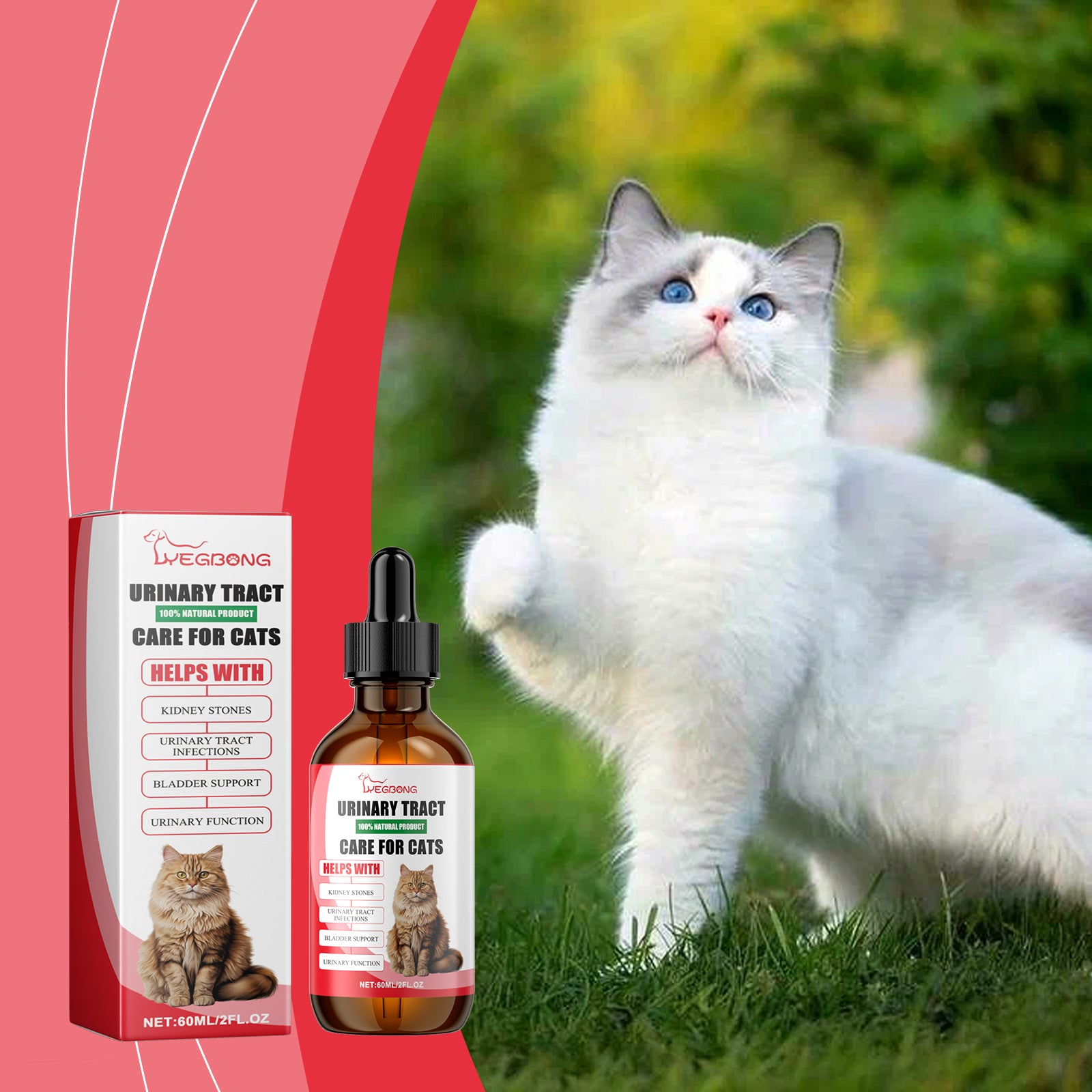 Yegbong Pet Nutritional Supplement for Cats – Digestive & Immune Support