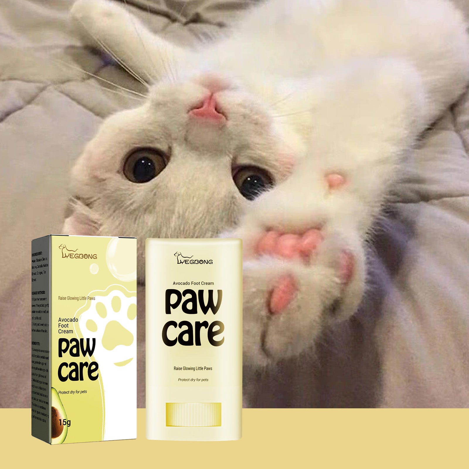 Yegbong Pet Paw Cream – Hydrating Balm for Dry, Rough Paws
