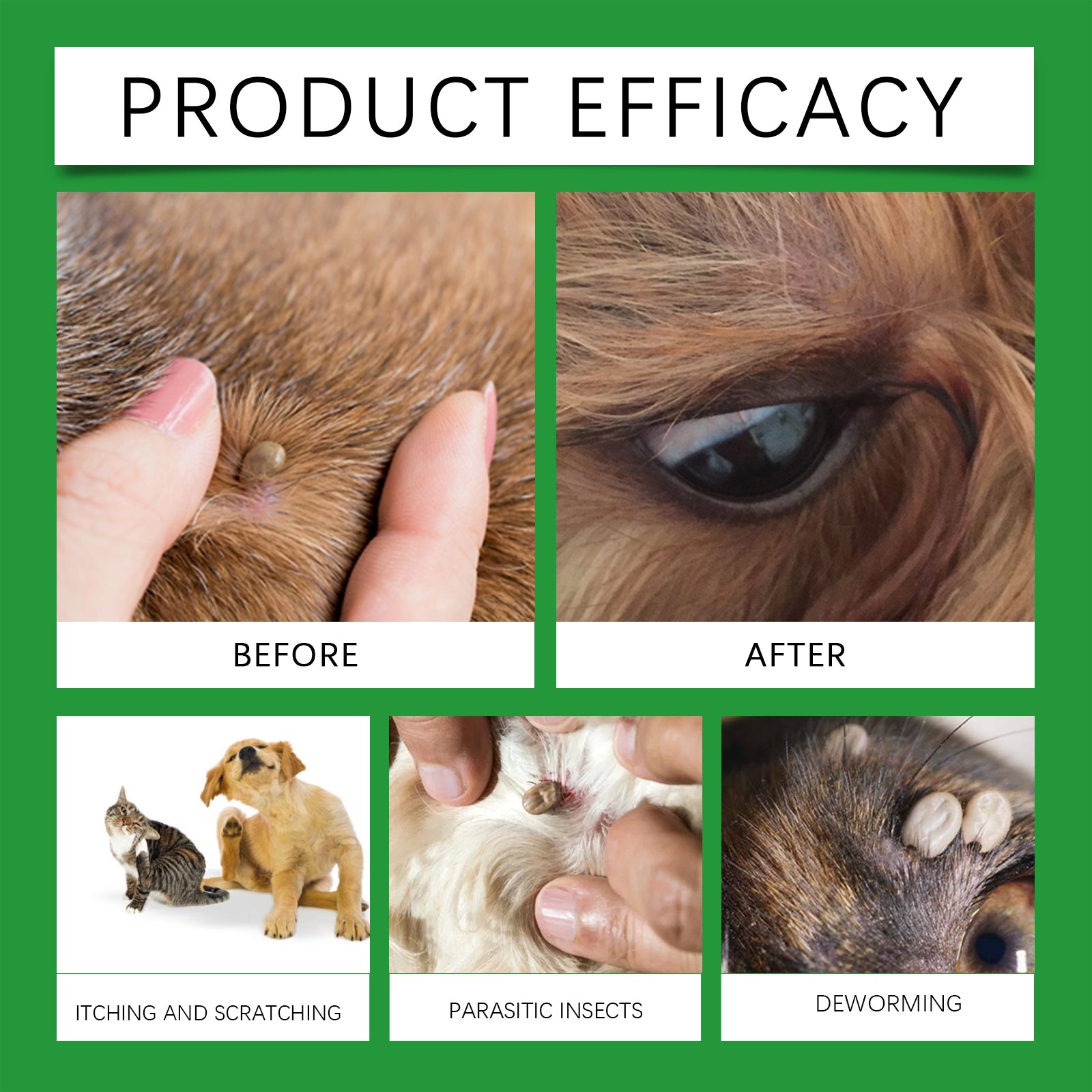 Yegbong Anti-Flea Spray – Mild & Safe Formula for Pets' Skin and Fur