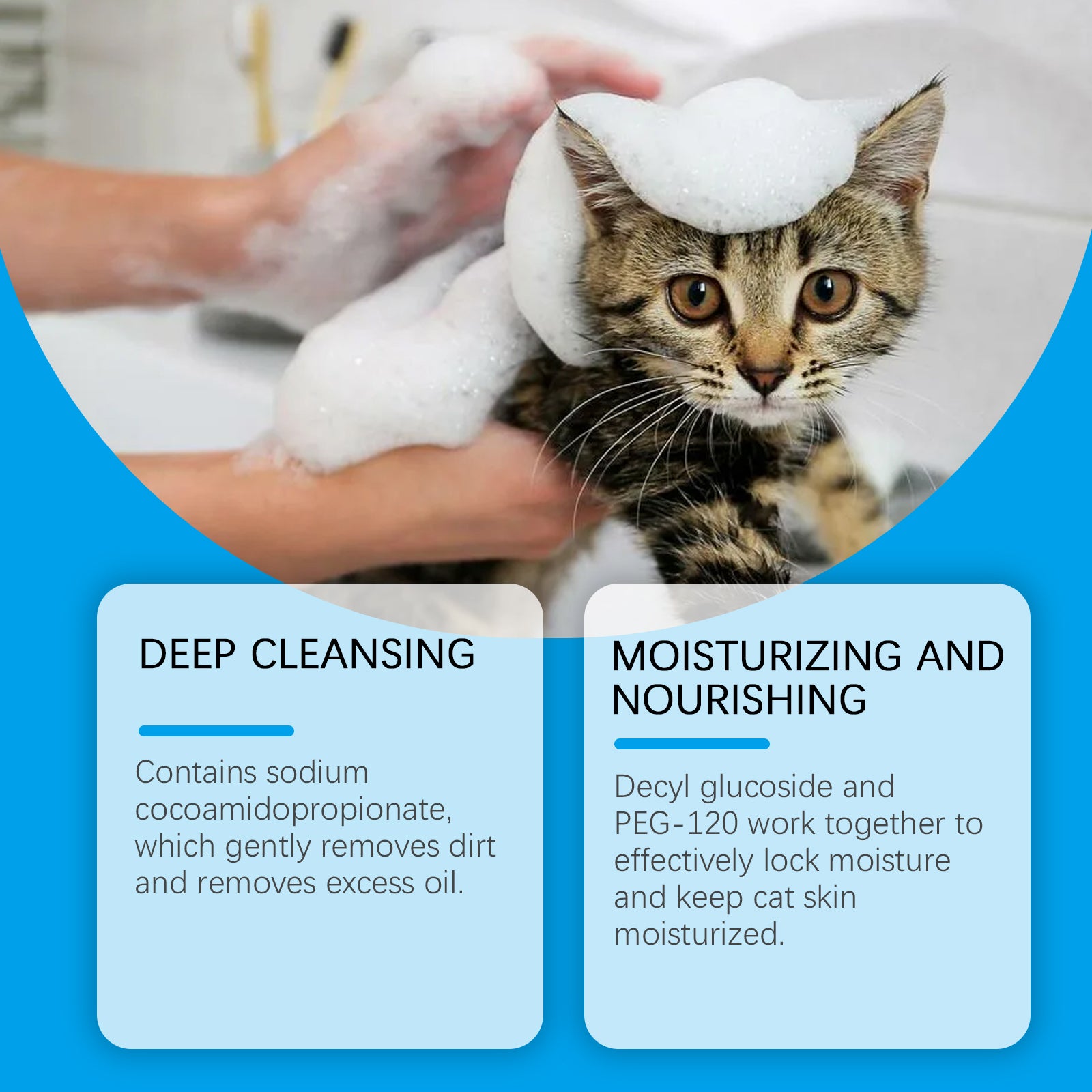 Yegbong Cat Cleaning Mousse – No-Rinse Foam for Waterless Grooming