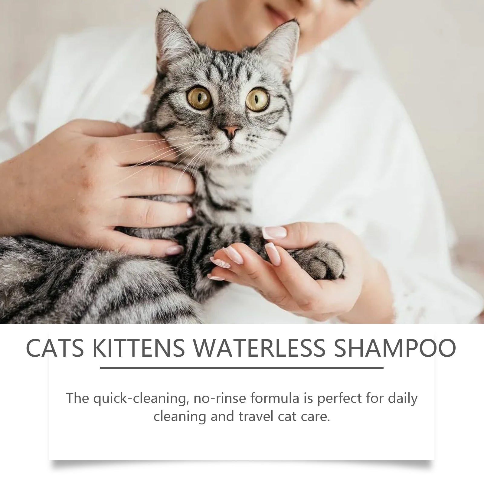 Yegbong Cat Cleaning Mousse – No-Rinse Foam for Waterless Grooming