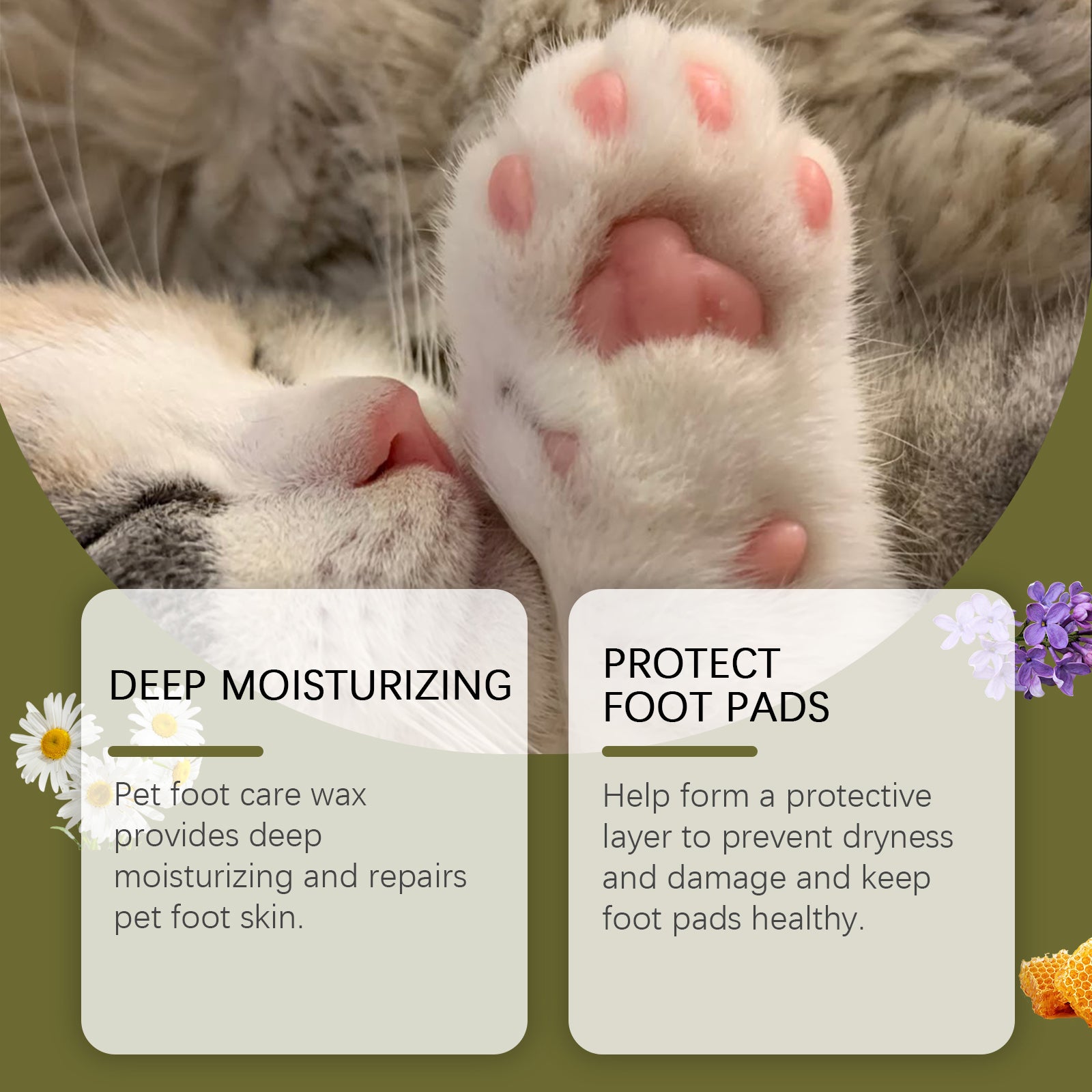 Yegbong Paw Balm for Dogs & Cats – Moisturizing Pet Paw Care Cream