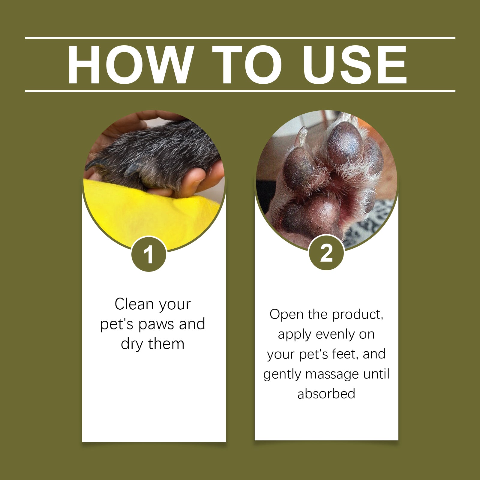 Yegbong Paw Balm for Dogs & Cats – Moisturizing Pet Paw Care Cream