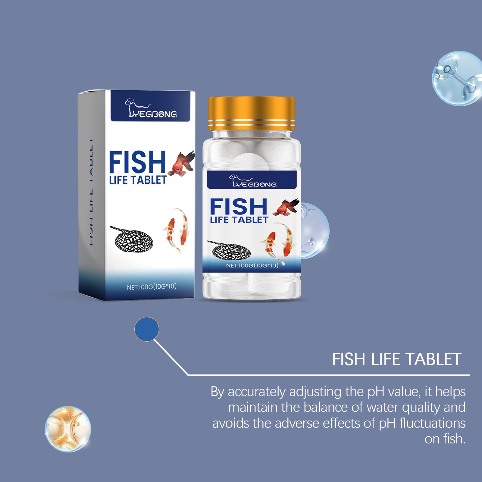 Yegbong Aquarium Salt Tablets – Mineral Salt for Healthy Fish Tanks