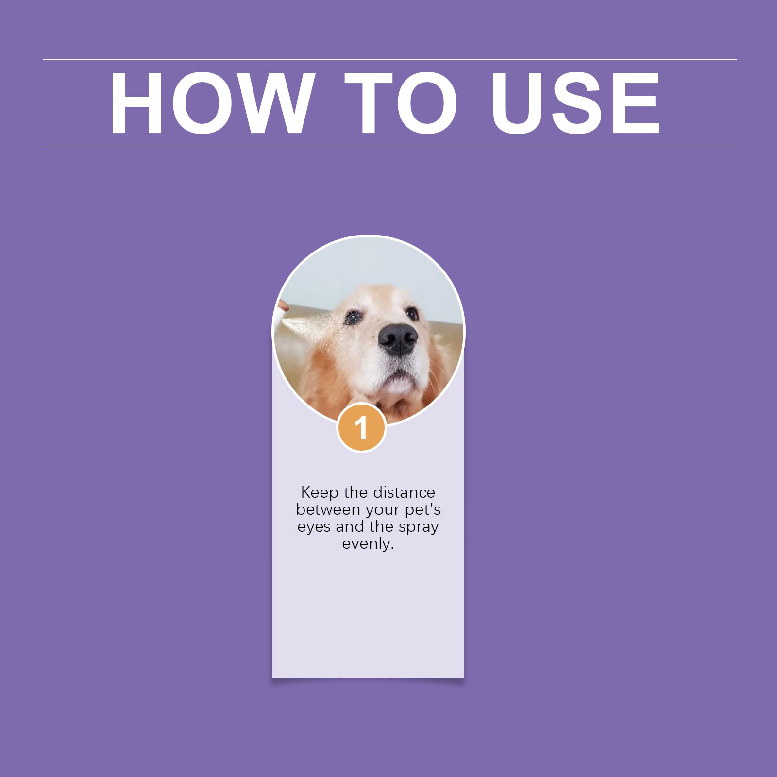 Yegbong Pet Eye Care Spray – Gentle Tear Stain Remover & Moisturizing Cleaner