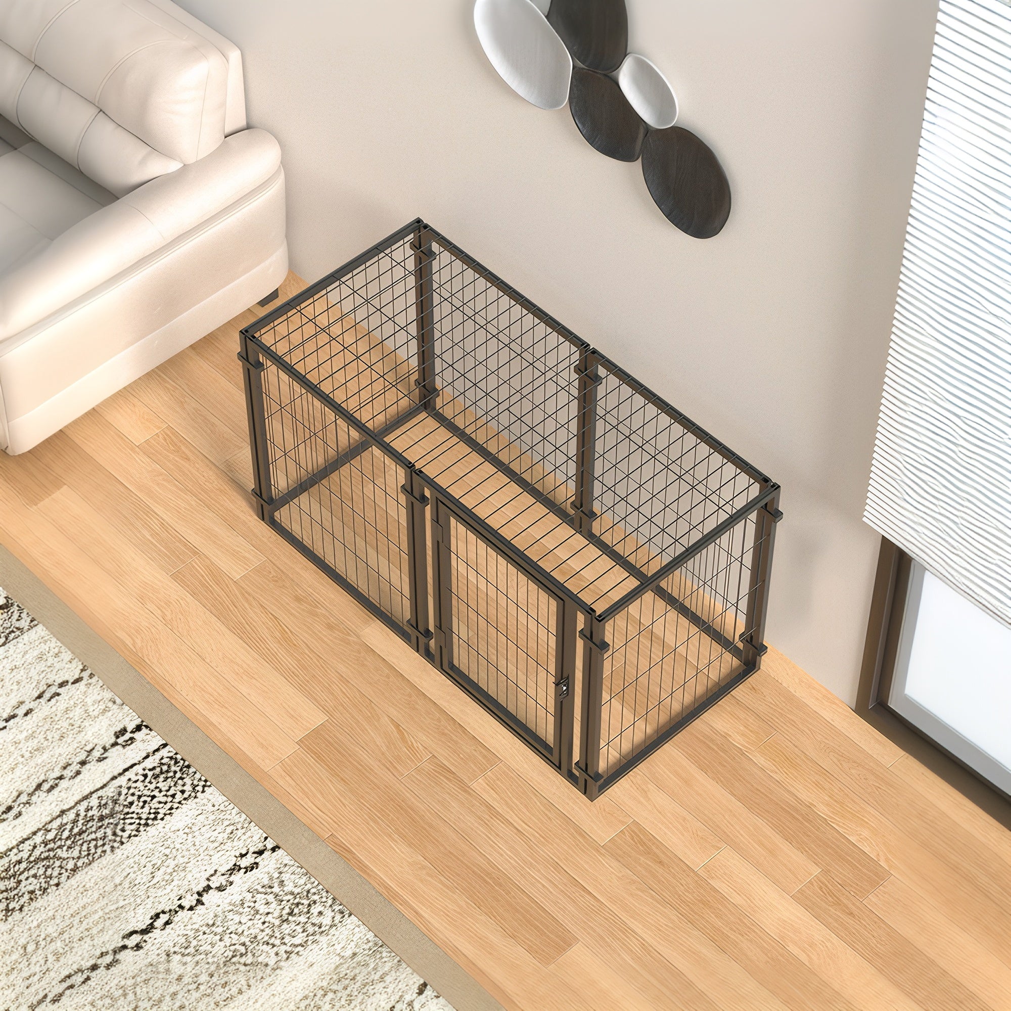 OMCPET Portable Pet Fence β Lightweight, Durable Playpen for Small Pets