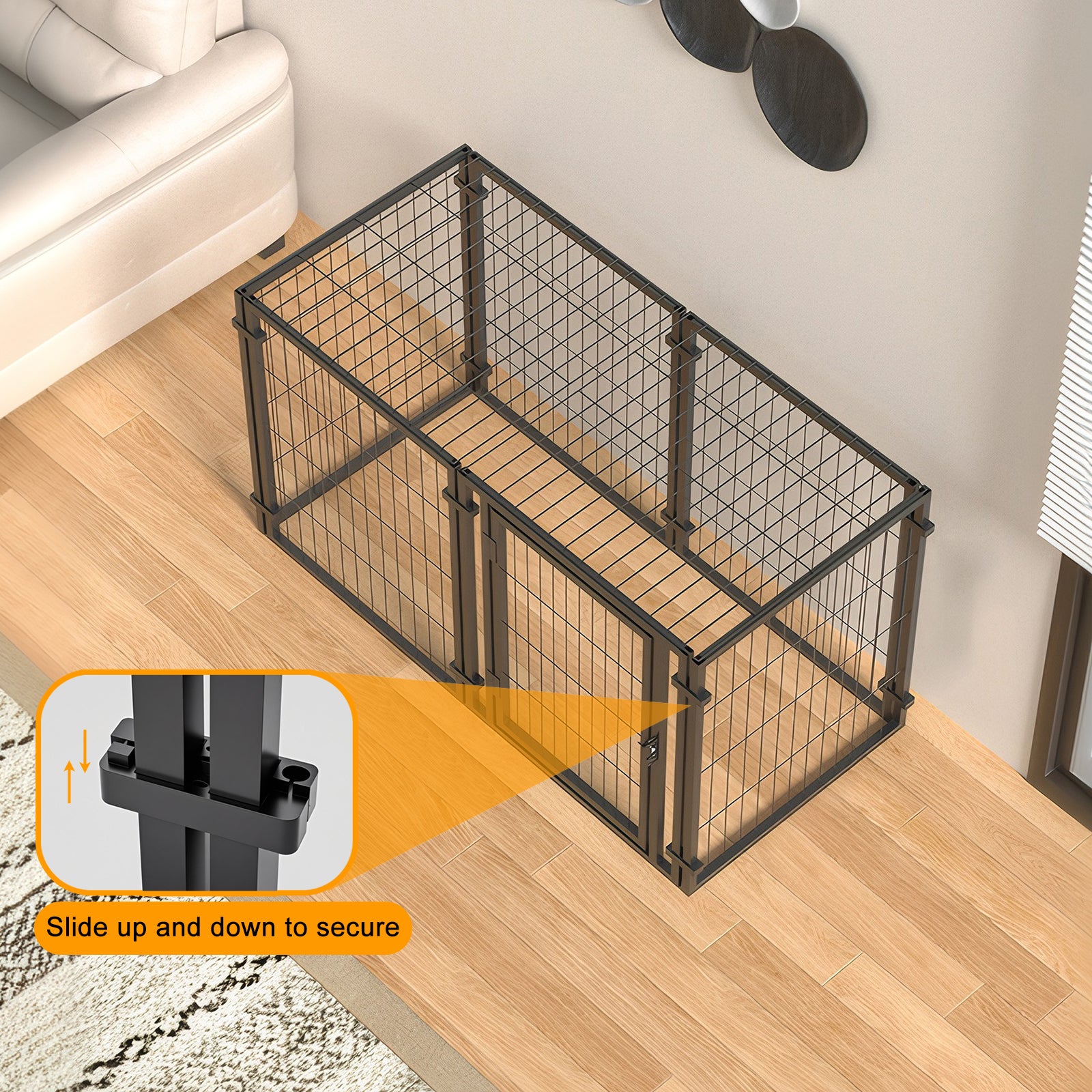 OMCPET Portable Pet Fence β Lightweight, Durable Playpen for Small Pets