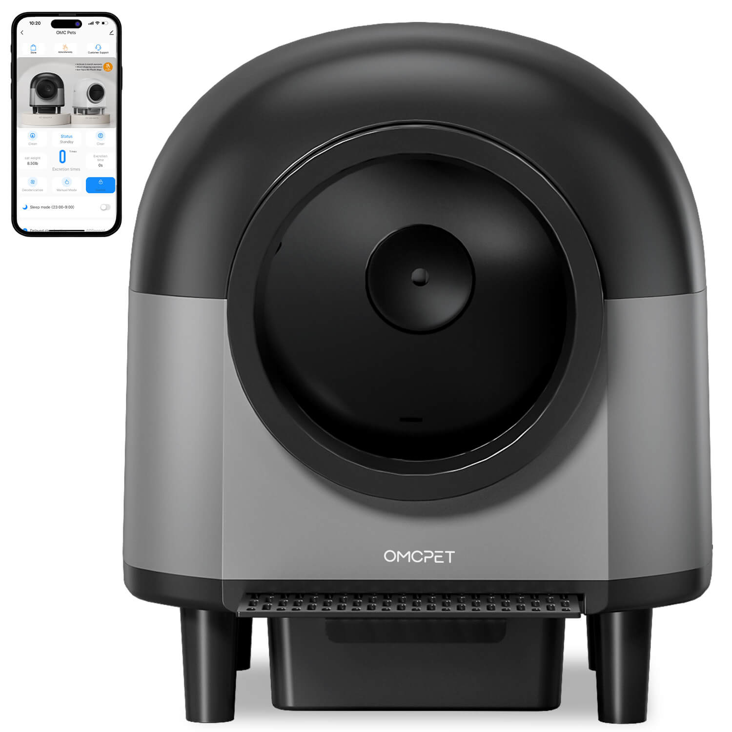 OMCPET M1 Smart Self-Cleaning Cat Litter Box with Odor Control