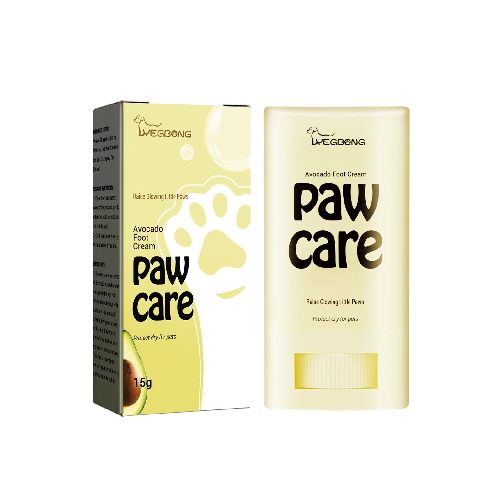 Yegbong Pet Paw Cream – Hydrating Balm for Dry, Rough Paws