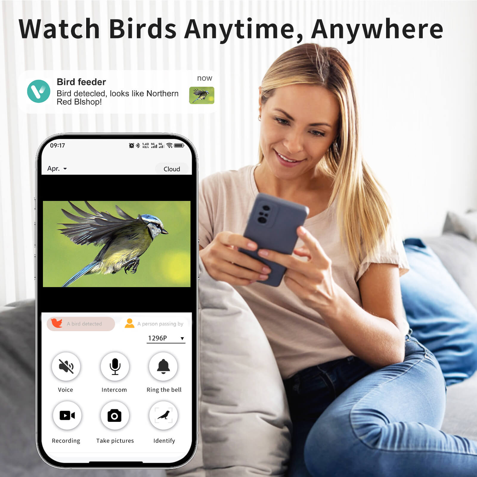 OMCPET Solar Bird Feeder Smart Birdwatching Made Simple