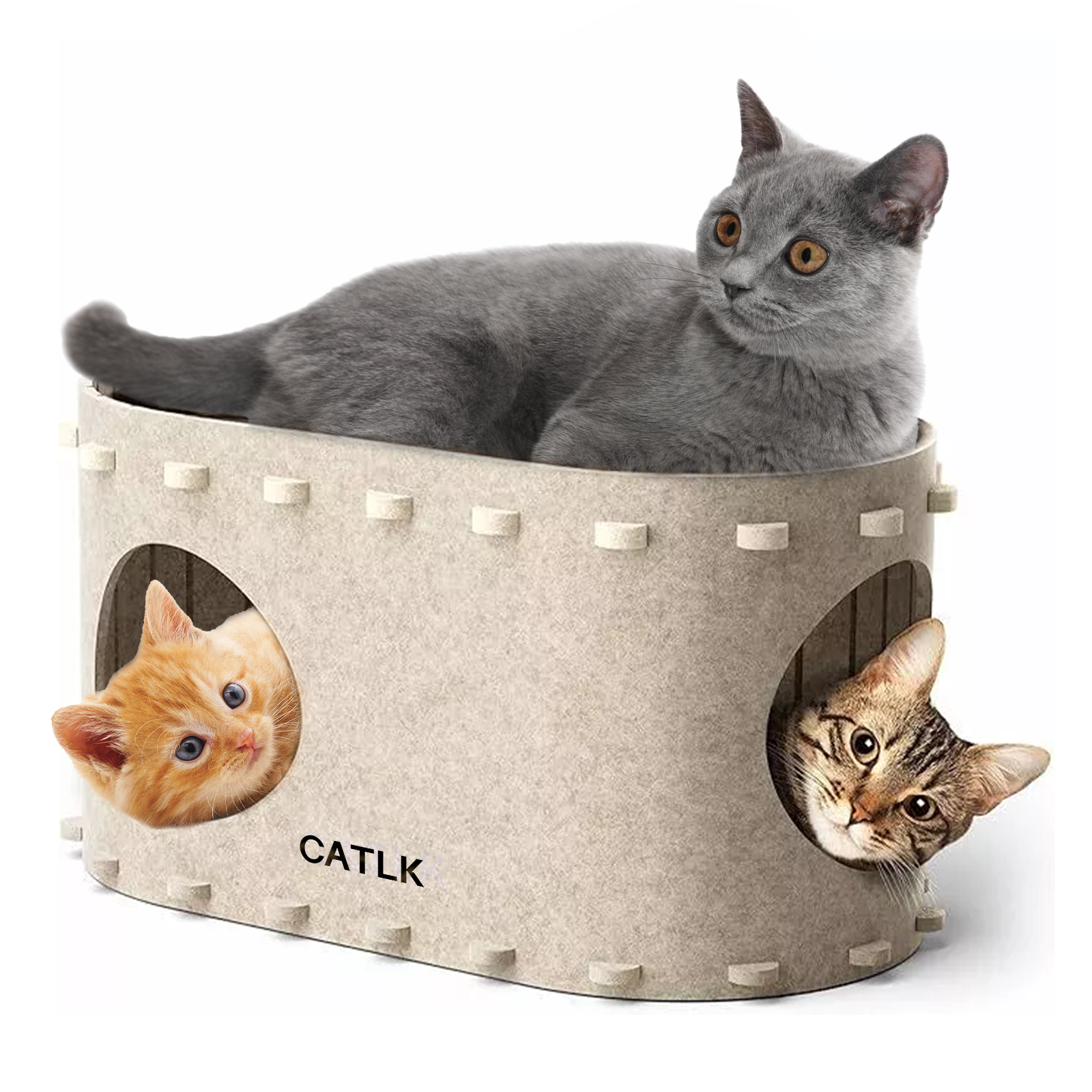 OMCPET Felt Cat Cave – Cozy, Stylish & Secure Hideaway for Cats