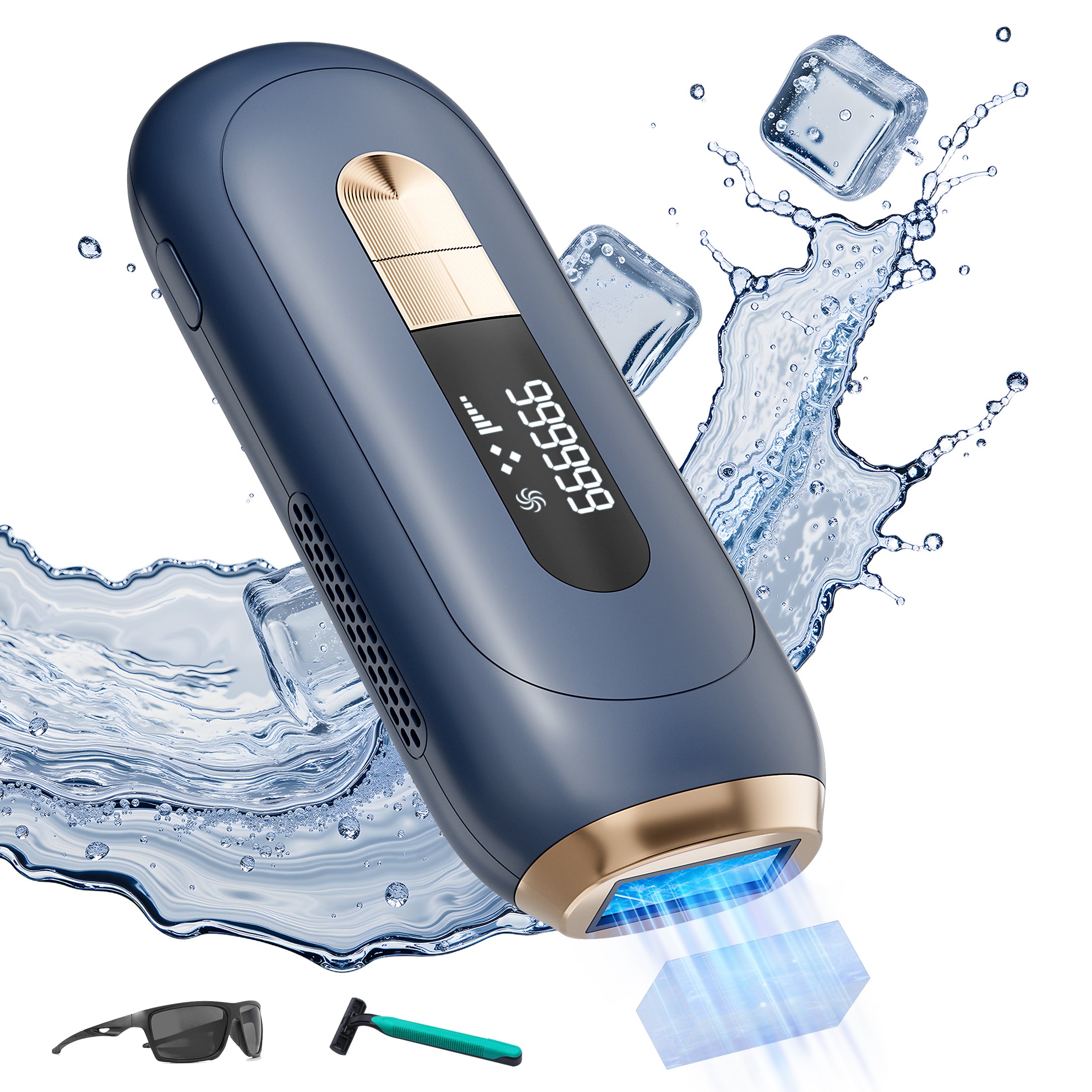 CATLK IPL Hair Removal – 999,000 Flashes Laser Device for Face & Body