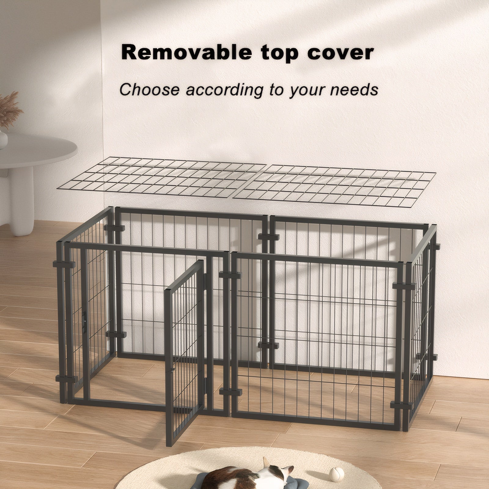 OMCPET Portable Pet Fence – Lightweight, Durable Playpen for Small Pets