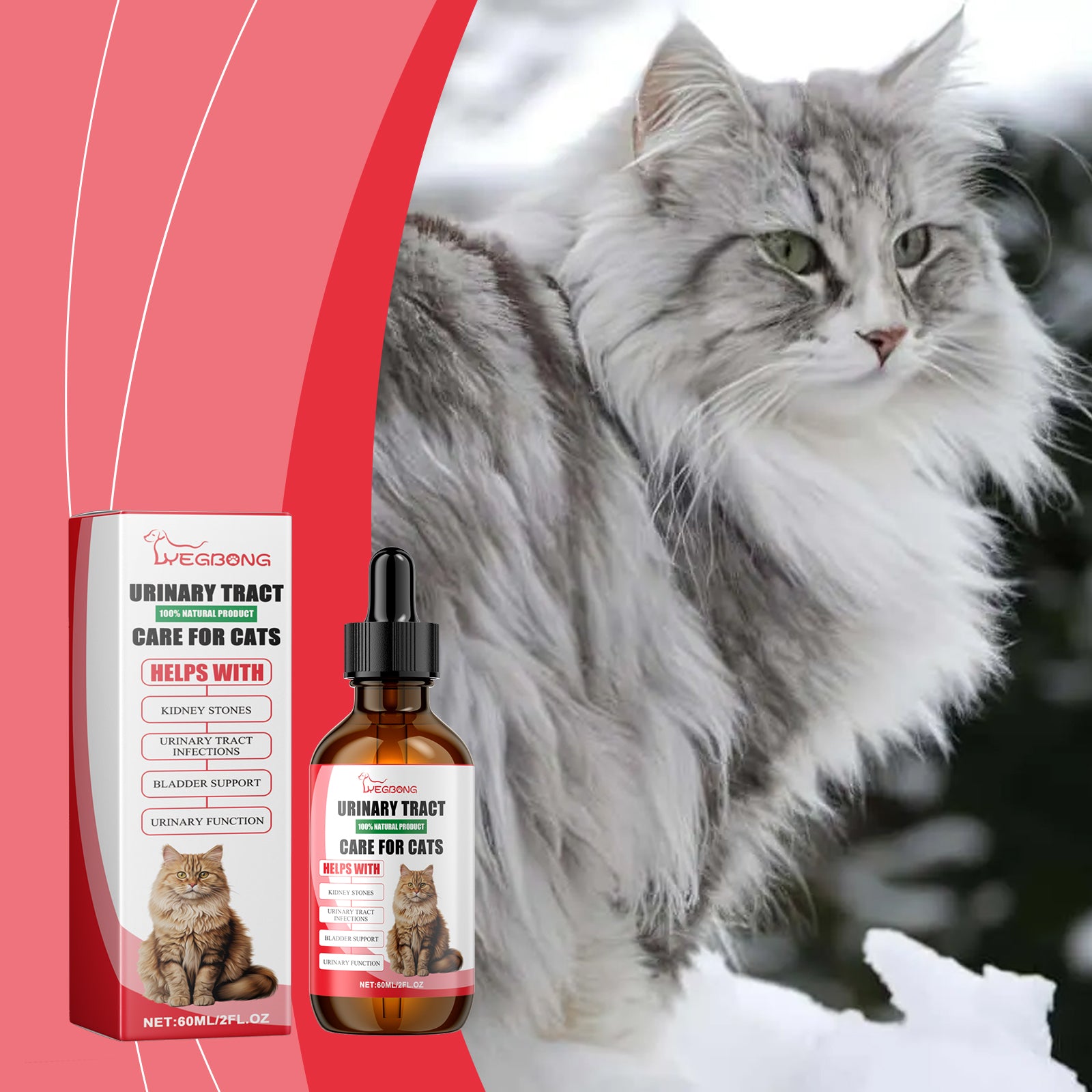 Yegbong Pet Nutritional Supplement for Cats – Digestive & Immune Support