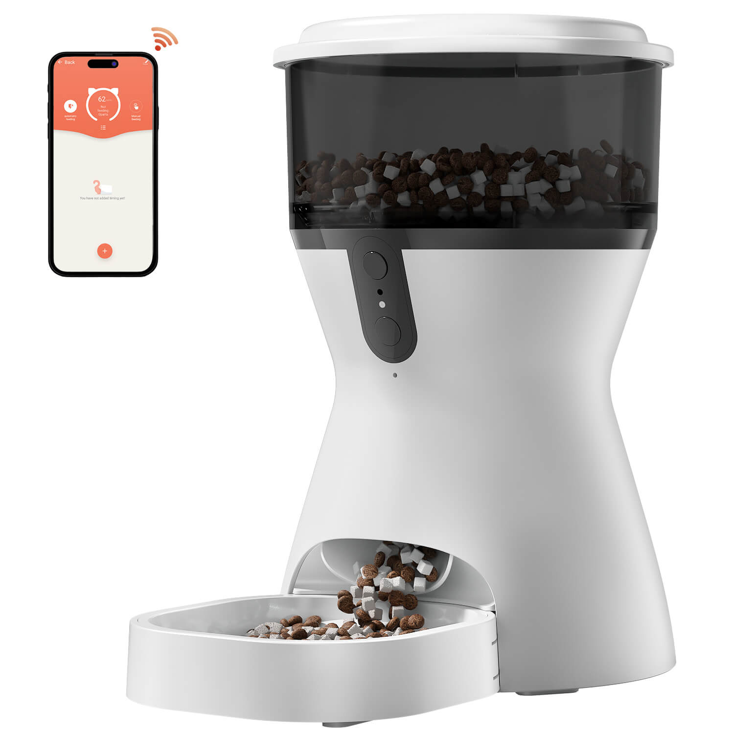 OMCPET Elevated Cat Bowl – Small Raised Feeder for Spine Protection